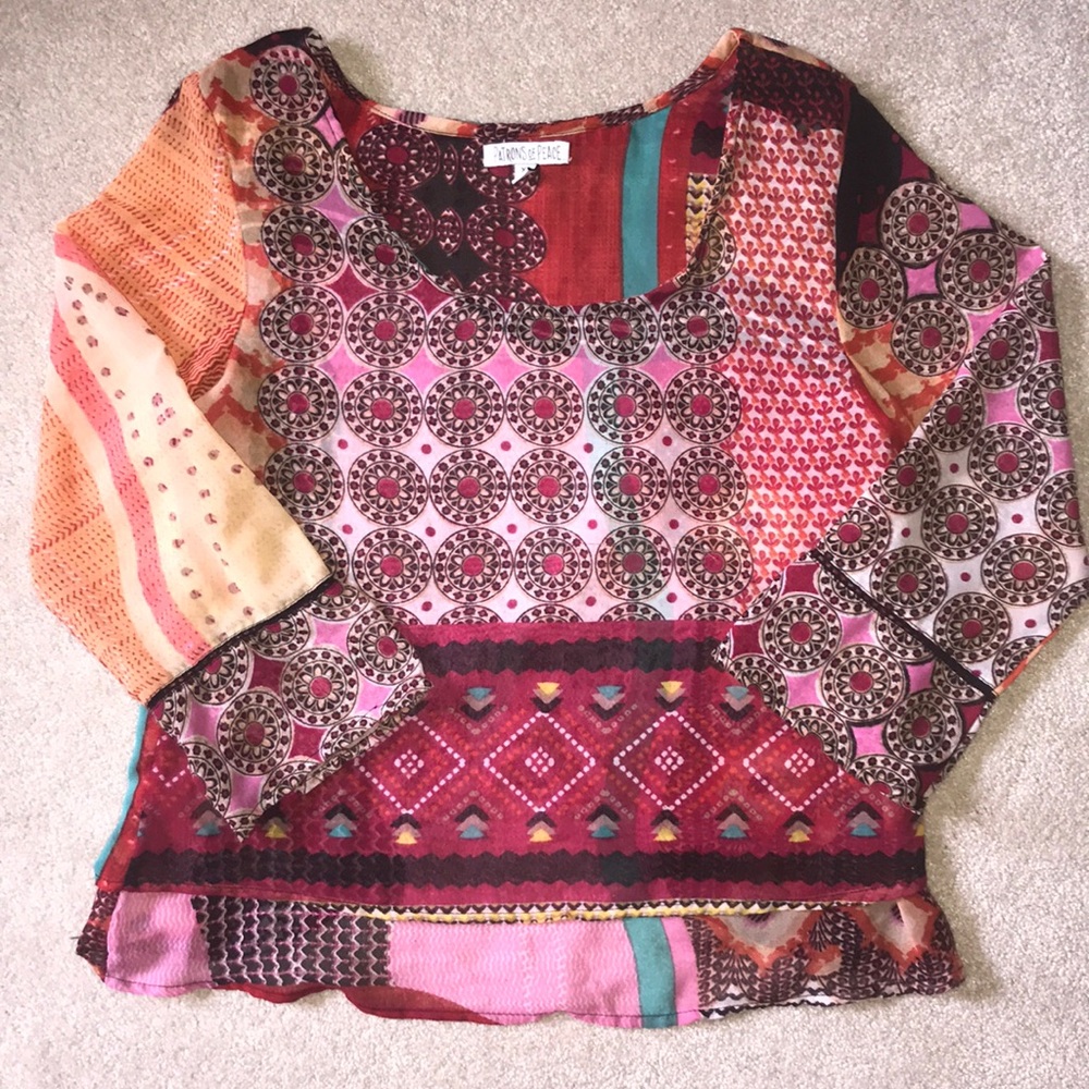 Patrons of Peace Boho Top